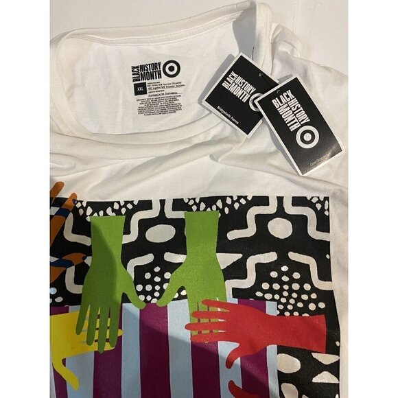 Black History Month Unisex Adult T shirt short sleeve White graphic Size XXL - Picture 4 of 5